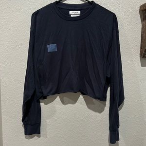 Noize Recycled Long Sleeve Tee Crop